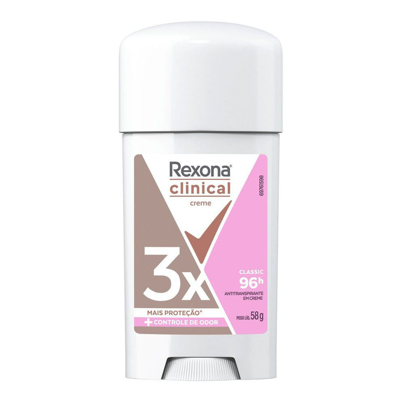 Desodorante Antitranspirante Rexona Clinical Classic Women Stick 58g